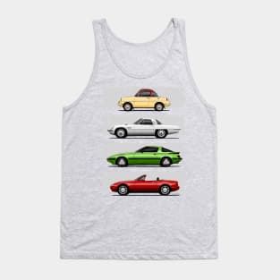 Classic Hiroshima iconic cars Tank Top